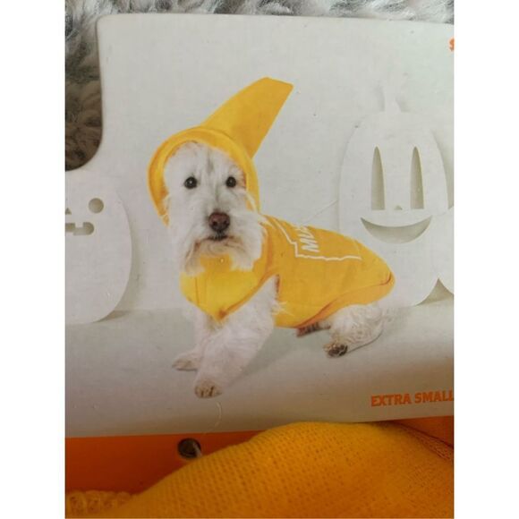 Halloween Mustard Bottle Dog Costume  XS - Picture 4 of 10